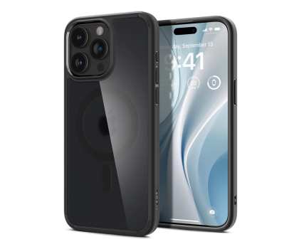 Etui do telefonów SPIGEN Ultra Hybrid Mag Magsafe do iPhone 15 Pro Max frost black ACS06581
